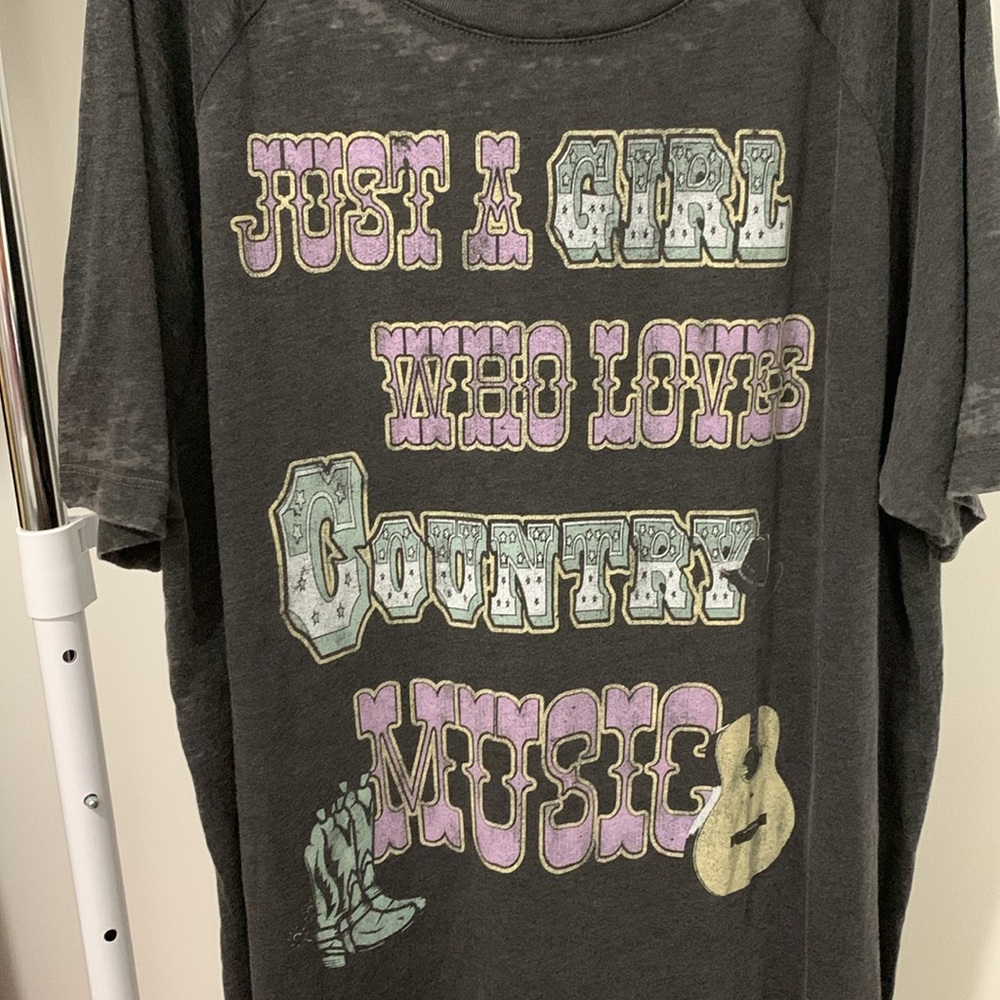 NWOT Country Music One Size T-Shirt Dress RECYCLED KARMA - Picture 8 of 9